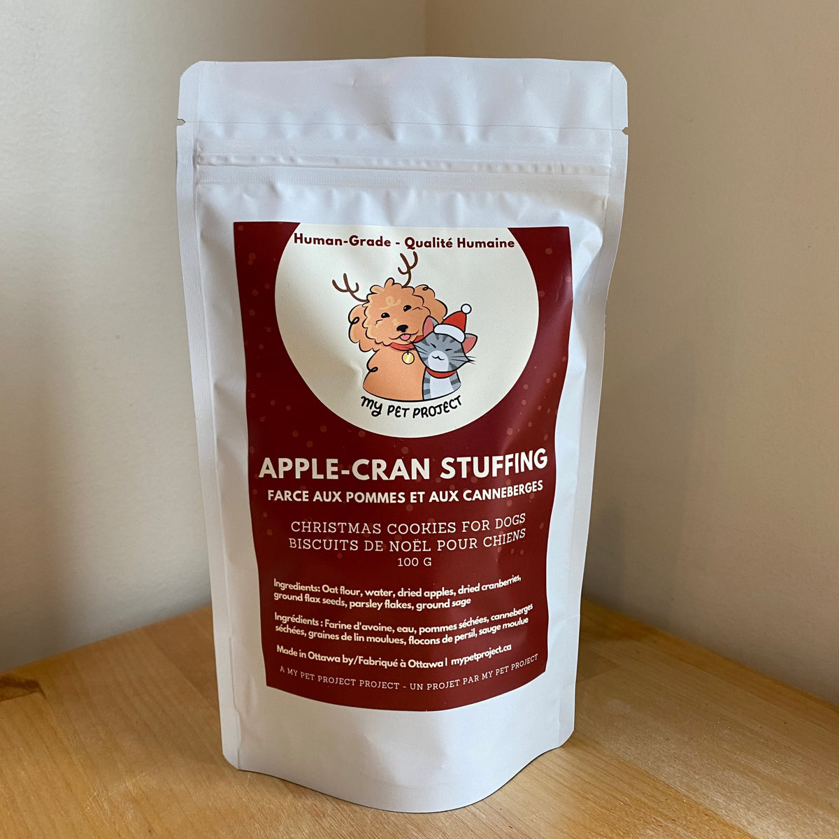 My Pet Project Dog Cookies: Apple Cran Stuffing