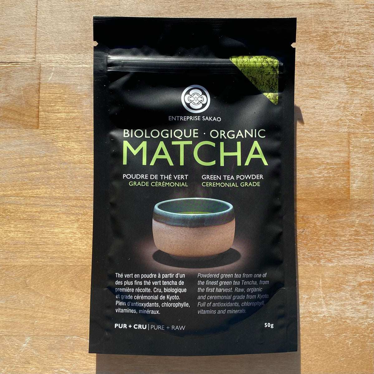 Sakao Tea: Organic Ceremonial Matcha Powder (50g)