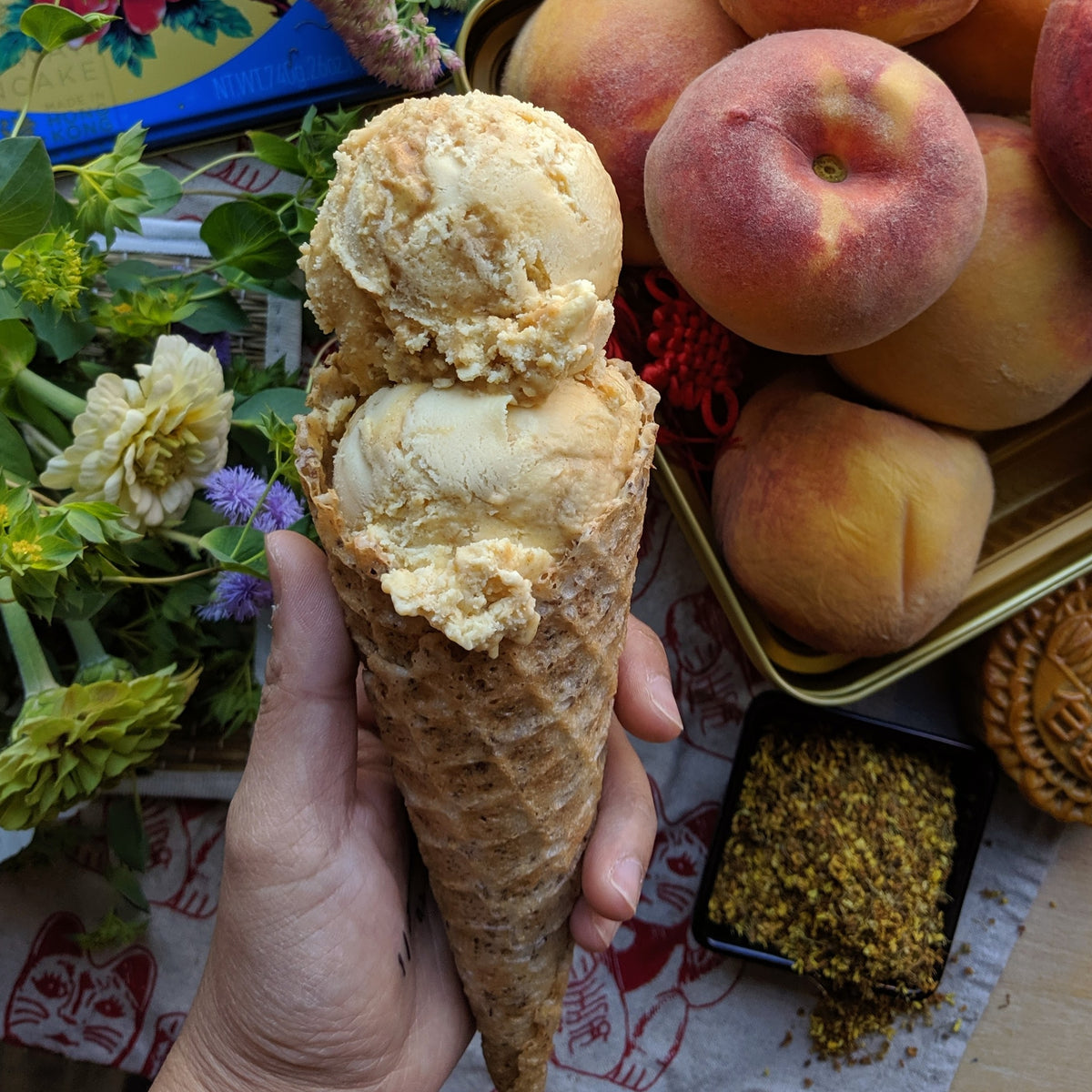 Pint: *Vegan Osmanthus &amp; Peach