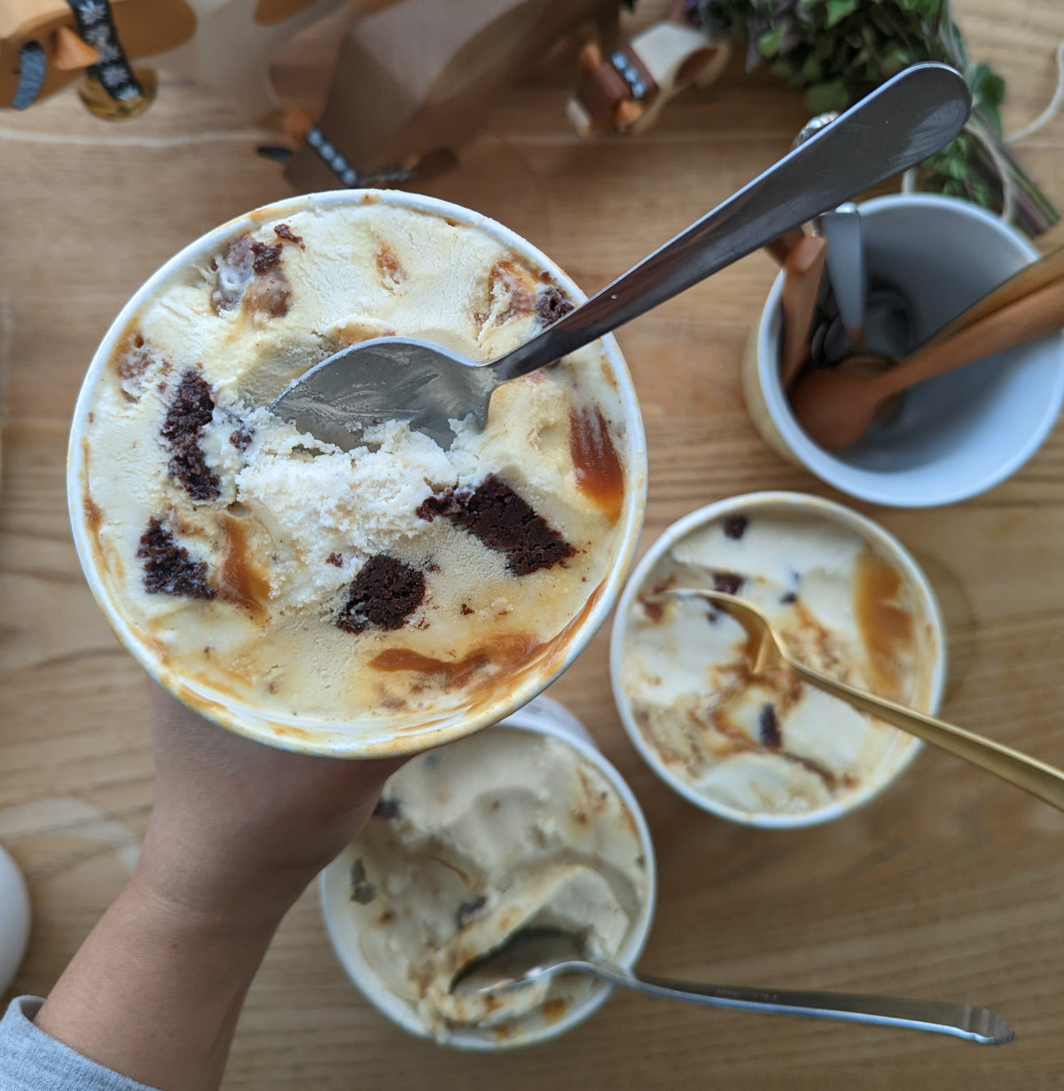 Pint: Salted Malted Caramel Brownie